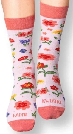 Skarpety ładne kwiatki 36-40 - Nadwyraz.com