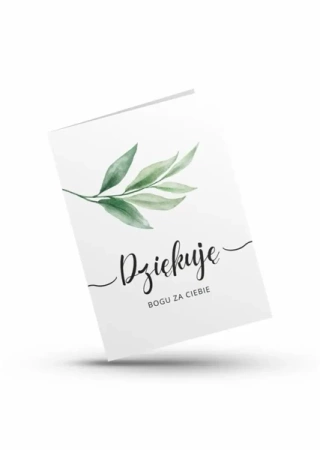 Karnet - Dziękuję Bogu za Ciebie - Koinonia