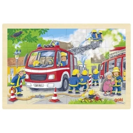 Puzzle Akcja strażacka 24el - Goki