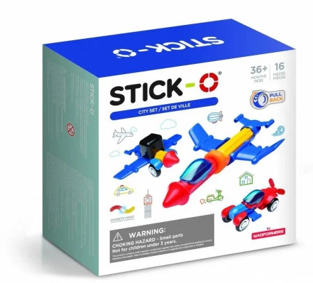 Magformers Stick-O Zestaw miejski 16el - DANTE 