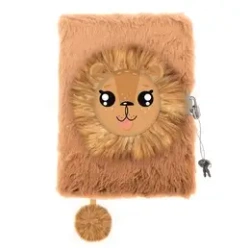 Pamiętnik A5/96K z kłódką 3D Lion - ST-MAJEWSKI