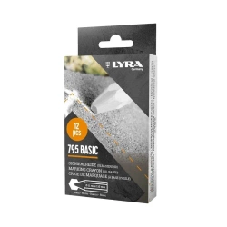 Kredka lubryka woskowa Economy 795 biała (12szt) - Lyra