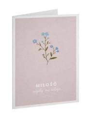 Kartka Dobro - Miłość nigdy nie ustaje - Szaron