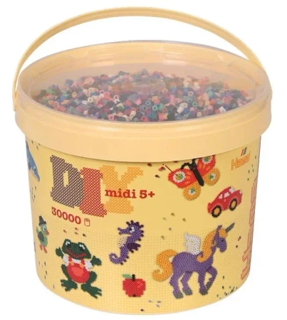 Koraliki Midi w wiaderku 30000el - Hama