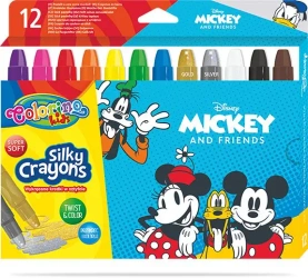 Kredki żelowe wykręcane Mickey Colorino Kids 12 kolorów - PATIO