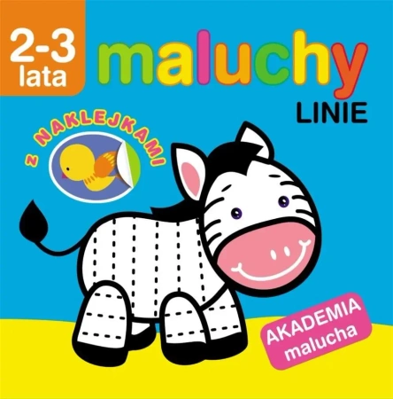 Akademia malucha. Maluchy. Linie z naklejkami - Irma Pikiene