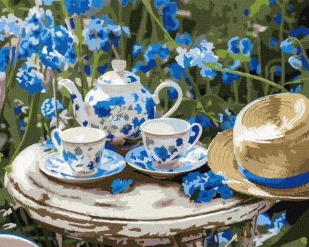 Malowanie po numerach - Poranna herbata 40x50cm - Ideyka