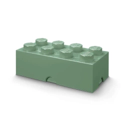LEGO(R) pojemnik klocek ósemka oliwkowy - NHG