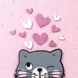 Zestaw kreatywny 3D Kotek 18x18cm - Koh-I-Noor