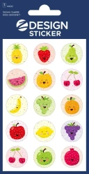 Naklejki błyszczące - owoce - Zdesign