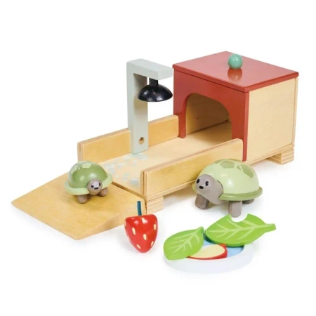 Żółwie drewniane z akcesoriami - Tender Leaf Toys