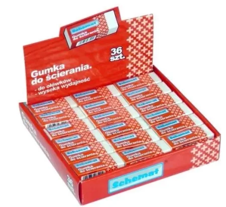Gumka do ścierania (36szt) - Schemat