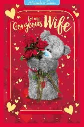 Karnet holograficzny 3D - For my gorgeous wife - Carte Blanche Greetings Ltd.