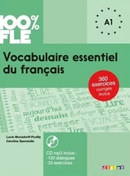 100% FLE Vocabulaire essentiel du franais A1 + CD - Lucie Mensdorff, Caroline Sprandio
