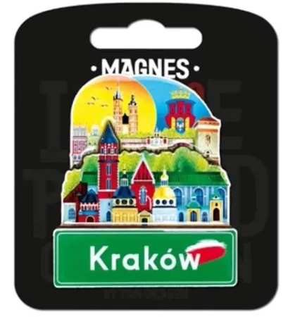 Magnes I love Poland Kraków - Pan Dragon