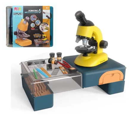 Mikroskop z akcesoriami w walizce 2w1 - SWEDE