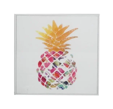 Obraz z ananasem 20x20cm - SWEDE