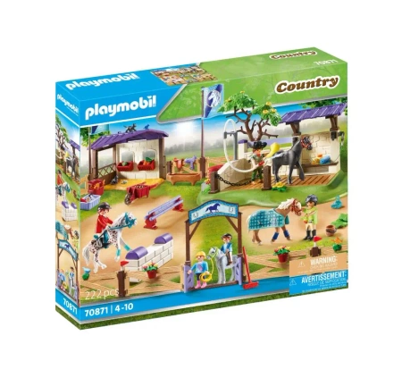 Playmobil Turniej jeździecki z myjnią dla koni 70871