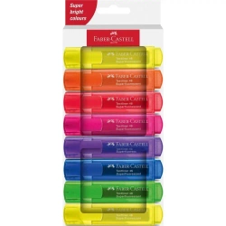 Zakreślacz neonowy 8 kolorów FABER CASTELL