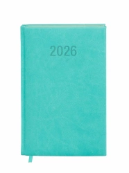 Kalendarz 2026 A6 Colorfix TDW turkusowy - -