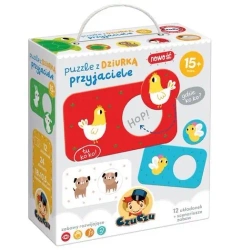 Puzzle z dziurką Przyjaciele 15m+ - Bright Junior Media
