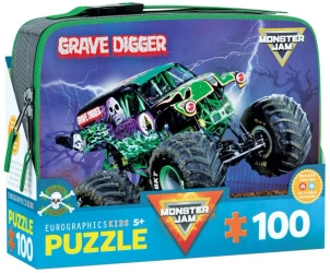 Puzzle 100 z Lunch Box MJ Grave Digger 9100-5938 - Eurographics