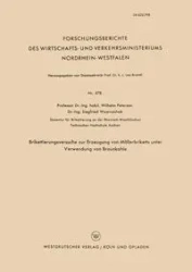 Brikettierungsversuche zur Erzeugung von Möllerbriketts unter Verwendung von Braunkohle - Wilhelm Petersen