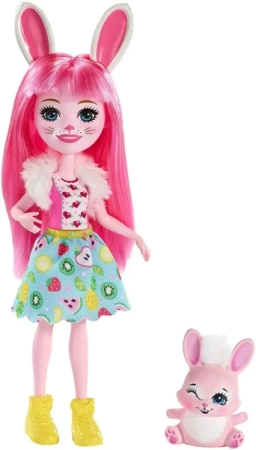 Lalka Enchantimals + Zwierzątko, Bree Bunny - Mattel