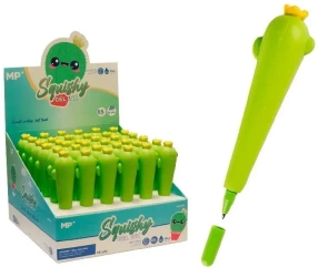 Długopis żelowy 0,5mm Squishy Kaktus (36szt) - MP Main Paper