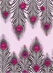 Karnet B6 z kopertą Peacock Heart - Museums & Galleries