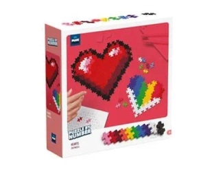 Klocki Plus-Plus Puzzle By Numbers - Serce 250el. - Plus-Plus