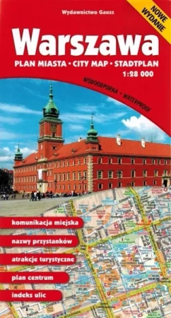 Mapa „Warszawa 28T” - foliowana - Opracowanie zbiorowe