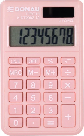 Kalkulator kieszonkowy DONAU TECH 97x60x10 mm morelowy
