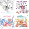 Pop manga coloring book PAKIET 4 kolorowanek - Camilla D'Errico