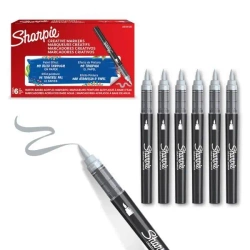 Markery akrylowe szare (6szt) - Sharpie