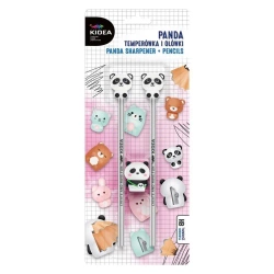 Temperówka z ołówkami Panda KIDEA - DERFORM
