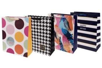 Torebka ozdobna duża Urodziny mix - Beniamin