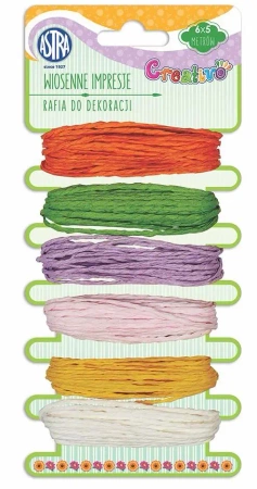 Rafia do dekoracji - wiosenne impresje ASTRA - ASTRA papiernicze
