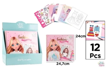 Notes z naklejkami dla projektantek Big Dream Girl - MP Main Paper