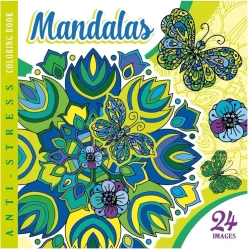 Kolorowanka antystresowa 200x200 12 Mandalas - Fresh
