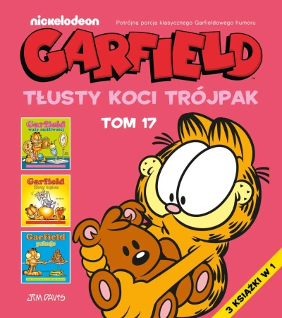 Garfield T.17 Tłusty koci trójpak - Jim Davis, Jim Davis