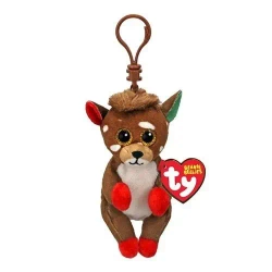 Beanie Bellies Juno - Brązowy renifer 8,5cm brelok - TY