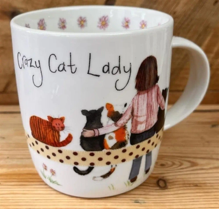 Kubek M02 Crazy Cat Lady Kociara - Alex Clark
