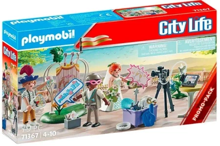 Zestaw z figurkami City Life 71367 Ślubna fotobudka - Playmobil