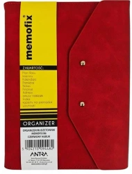 Organizer Memofix B6 nubuk czerwony - Antra