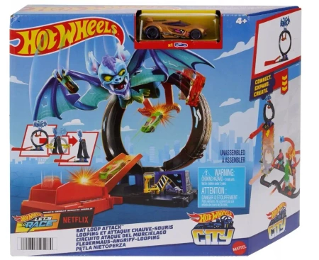 Tor samochodowy Pętla Nietoperza Zestaw tematyczny - Hot Wheels