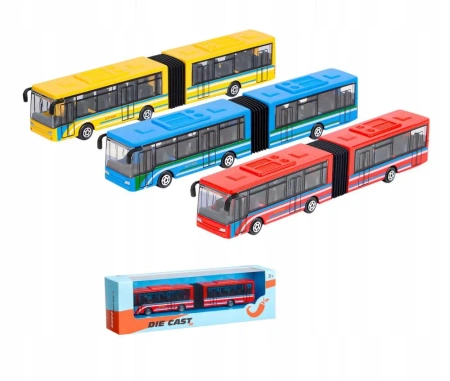 Autobus Miejski metalowy 1szt.mix - Norimpex