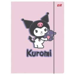 Teczka z gumką A4 300 g/m2. Kuromi Violet