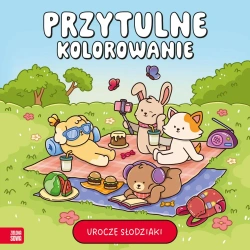 Urocze słodziaki. Przytulne kolorowanie - Opracowanie zbiorowe