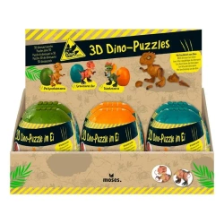 Puzzle Dino 3D w jajku MIX - Cass film